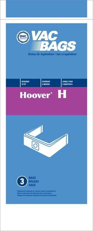 Hoover Style H Vacuum Cleaner Bags by DVC Made in USA
