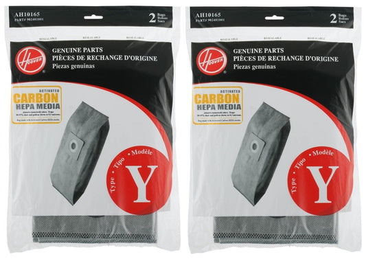 Hoover Type Y Carbon HEPA Bag (4-Pack), AH10165
