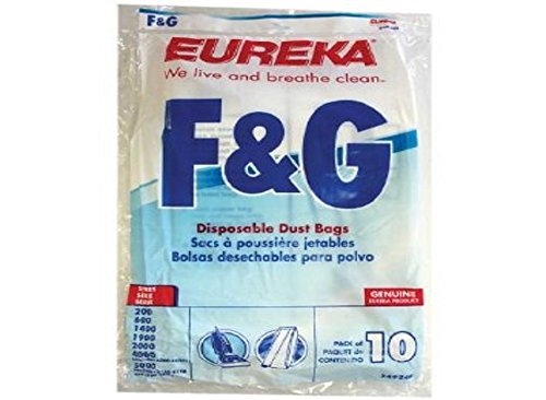 Eureka Upright F & G Paper Bags 10 Pk OEM # 54924b-10