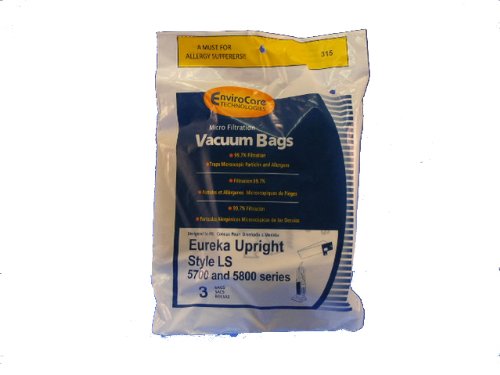 27 EUREKA LS UPRIGHT VACUUM BAGS