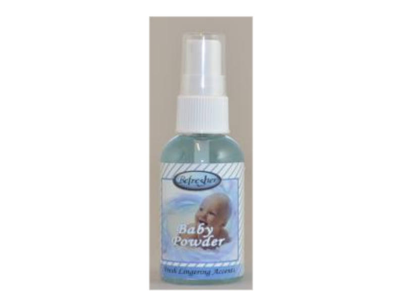 Genuine Rogers Refresher 2oz Spray - Baby Powder Scent - 621397