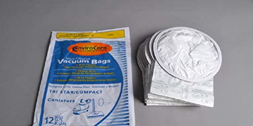 Compact Tristar Canister Vacuum Cleaner Paper Bags 5 Pk Part # 738-5SEC