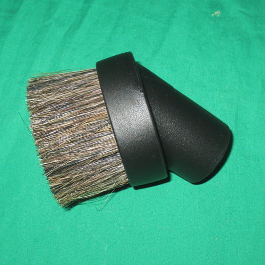 Black 1 1/4" Universal Horse Hair Dust Brush Fit 1.25" Attachment Vacuum Tool