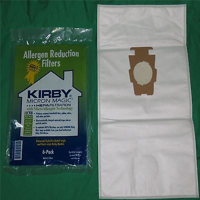 Genuine Kirby Style F or G Vacuum Bags Micron Magic Sentria Vac Cloth HEPA Type [24 Cloth HEPA Bags]
