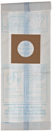 Hoover 4010100Y Microfiltration Bag for 1703/1705 Canister (Pack of 3) by Hoover