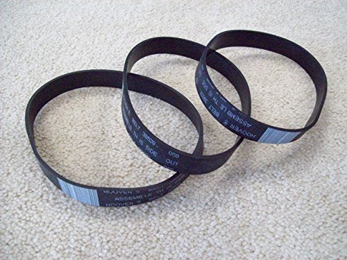(Ship from USA) 3 GENUINE Hoover 38528058 Vacuum Belts WindTunnel Model #'s UH70120 & UH70110