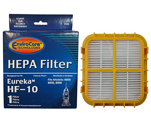 1 Eureka HF-10 Pleated HEPA Vacuum Filter Upright Boss Capture Pet Lover 63358