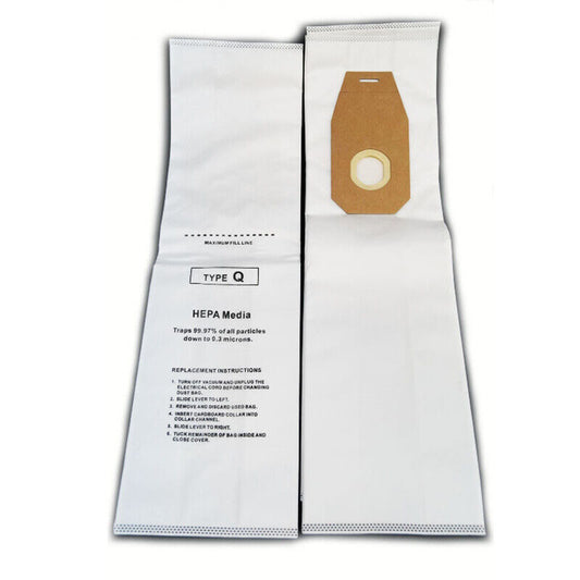 DVC Hoover Style Q Synthetic HEPA Vacuum Cleaner Bags Made in USA [ 300 Bags ]