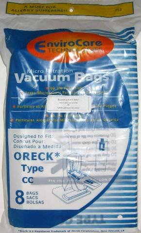 16 Oreck CC Allergen vacuum Bags for ORECK CC XL X
