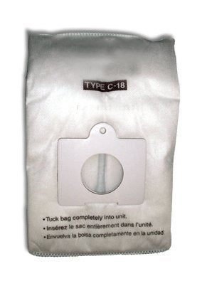 EnviroCare Replacement High-Efficiency Vacuum Bags Designed to Fit Panasonic Type C-18 Canisters 4 bags