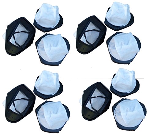 12 Shark Hand Vac XSB726N Dust Cup Filters Models SV736, SV748, SV738, SV719, SV70, SV90, SV728, SV726
