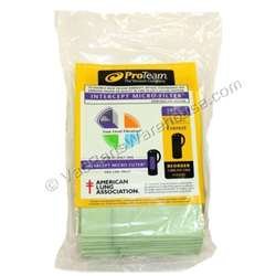 Zoom Supply ProTeam 103191 Everest Vacum Bags, Commercial Proteam Everest Backpack Vacum Bags -- Traps Dangerous Invisible Airborne Particulates