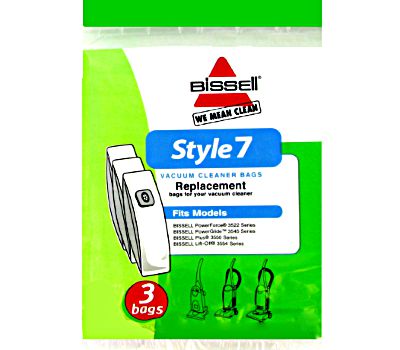 2Pc Bissell 32120 3PK Bissell 7 Vac Bag