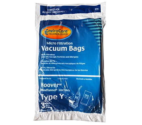 150 Hoover Allergy Vacuum Type Y Bags, WindTunnel Upright Vacuum Cleaners, 43655109, 4010100Y, 4010801Y