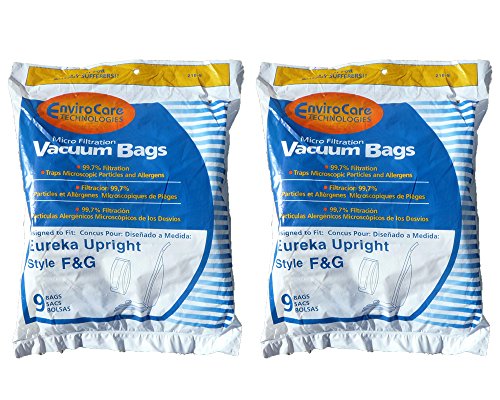 18 Eureka F&G Kenmore Allergy Microlined Upright Commercial Vacuum Cleaner Bags