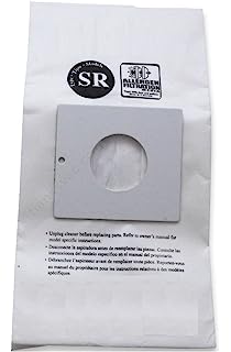 Genuine Hoover Style SR Micro Allergen Vacuum Bags Type 401011SR Duros OEM Vac [Single Loose Bag]