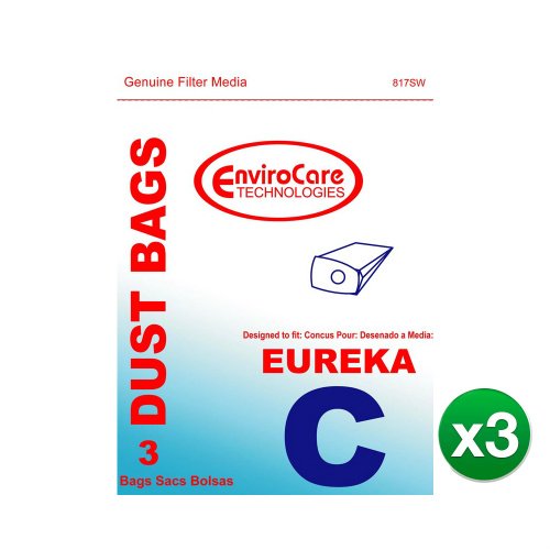 EnviroCare Replacement Vacuum Bag for 52318AA / 817SW / 54921 (3 Pack)