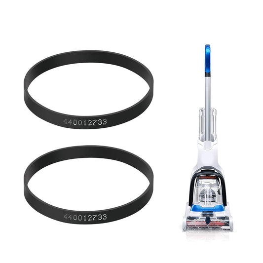 LANMU Replacement Belts Compatible with Hoover PowerDash Pet FH50700, FH50710, FH50702 Compact Carpet Cleaner, Compare to Parts 440012733, 440014074 (2 Pack)