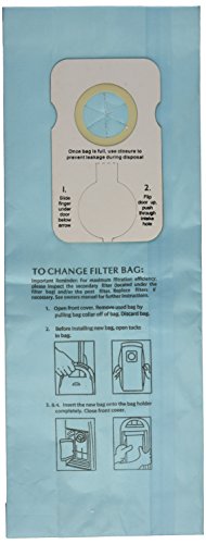 EnviroCare Replacement Micro Filtration Vacuum Cleaner Dust Bags Designed to Fit Riccar 8000, 8900 and Simplicty Type B Uprights 6 Pack