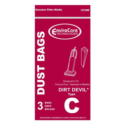 EnviroCare Replacement Vacuum Bag For 3700147001 / Type C / 121SW (1 Pack)