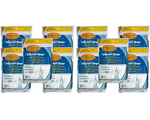 30 Eureka Type RR Upright Allergy Vacuum Bags, Omega Upright, Ultra, Boss Smart Vacuum Cleaners, 4800 Series...4870, 4874, 4875, 61115, 61115-12 (Filteraire), 4870GZ, 4870GZX, 4870J, 4870K, 4870M, 4870MZ