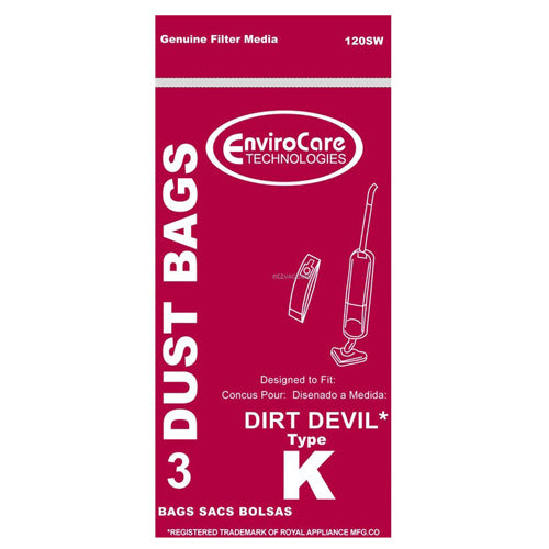 Replacement Vacuum Bag For Envirocare 3320230001 / 120SW (Single Pack) Replacement Vacuum Bag