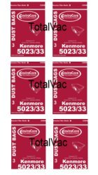 Kenmore 5023 and 5033 Style E Vacuum Bags - 18 Bags