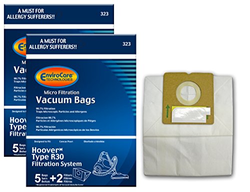 10Staubsaugerbeutel Hoover R30Allergy Tasche + 4Filter, saugmaschinen, 40101002, S1361, Typ R30Staubbeutel