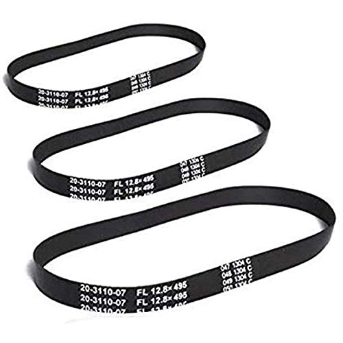[3] Replacement Part For Eureka , Type R, Ultra Smart Vacuum Non Stretch Flat Belts # compare to part 20-3110-07