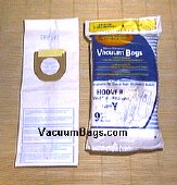 Hoover Type Y MicronFiltration Anti-Bacterial Vacuum Cleaner Bags w/Closure $.95 per bag / 9 individual bags - Generic OEM 4010100Y (856-9)