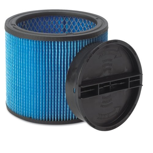 Shop-Vac 903-50-00 Ultra Web Cartridge Filter For Wet Or Dry Pick Up, Blue (9035000)