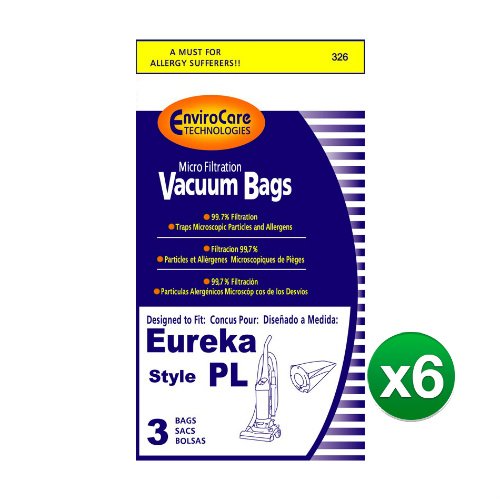 EnviroCare Replacement Vacuum Bag for 62389 / 62389A / Style PL (6 Pack)