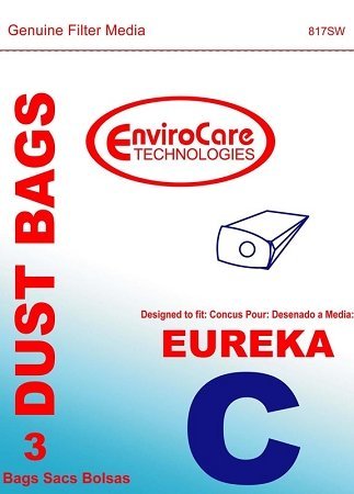 9 Eureka Style C Upright Vacuum Bags for Mighty Mite 52318 57697 54921 54021
