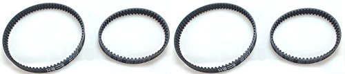 Bissell ProHeat 2X HXEeFF Belt Set (203-6688 & 203-6804), Replacement Belts (Pack of 2)