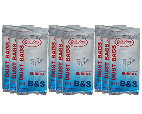 27 Eureka B & S Allergy Canister Vacuum Bags + 27 Filters 1700 3700, Powerteam Series Vacuum Cleaners, 52329, 52329A-6, 52329-12, 54922-10, 1700 and 3700, 1780A