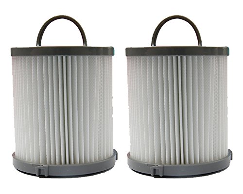 (2) Eureka DCF 21 Pleated Dust Cup HEPA w/activated Charcoal Vacuum Filter, Sanitaire Upright Bagless, Comfort Clean, Airspeed, Pet Lover Lite, Whirlwind, Expert Vacuum Cleaners, 68931A, 67821, 3276AZ 68931-2