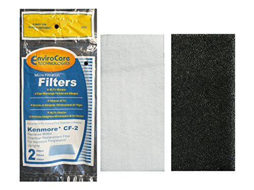 EnviroCare Replacement Vacuum Filters Designed to fit Kenmore CF2 Progressive Upright Vacuum Cleaners 2 pack