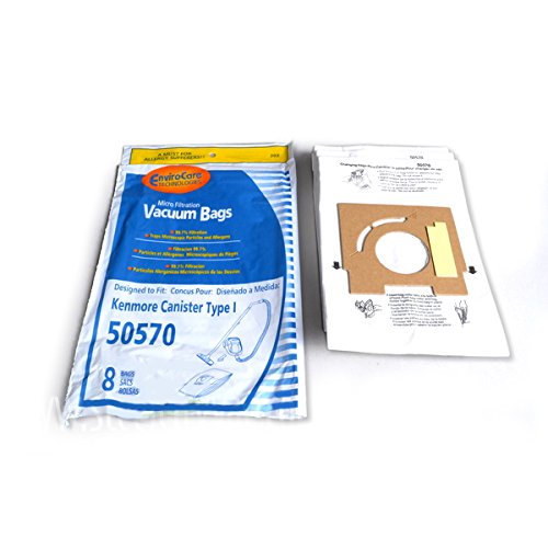 Replacement for Kenmore 16 Sears Type I 50570 Microfiltration Tank Vacuum Cleaner Bags # compare to part 609315