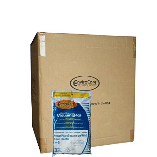 150 Hoover Windtunnel Allergy Vacuum Type S Bags, Futura, Spectrum, Power Max Vacuum Cleaners, 43655097, 4010064S, 4010344S, 43655093, 4010100S