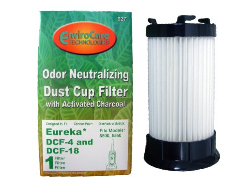 EnviroCare Replacement HEPA Vacuum Cleaner Filter made to fit Eureka DCF-4/DCF-18 Series Uprights