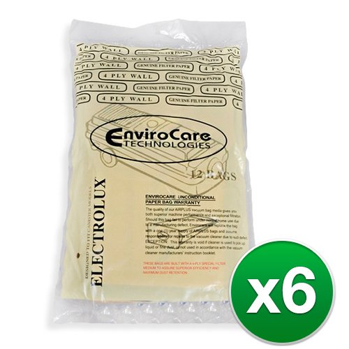 Replacement Vacuum Bag for Electrolux 488809 / Type C / 805FP (6 Pack)