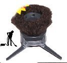 Electrolux Vacuum Cleaner Dust Brush & Upholstery Tool Gray Combo # 26-1622-29 by Electrolux
