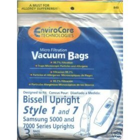BISSELL STYLE 1 & 7 MICRO REPL BAGS (3)PK.