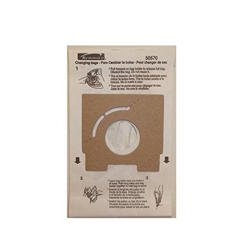 Generic Replacement for Kenmore 50570 Type I Micro Filtration Canister Bags 8 Pack