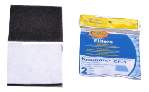 Kenmore Canister CF1 Filter 2 PK Part 909