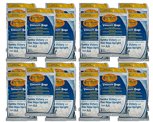 150 Eureka Allergy Micro Lined Hepa Upright Victory Style AA Bags, Series, Sanitaire, Powerline, Self-Propelled, Canada Vacuum Cleaners, 58623, 58236A-12, 58236A-12 (Filteraire), 54926A-10