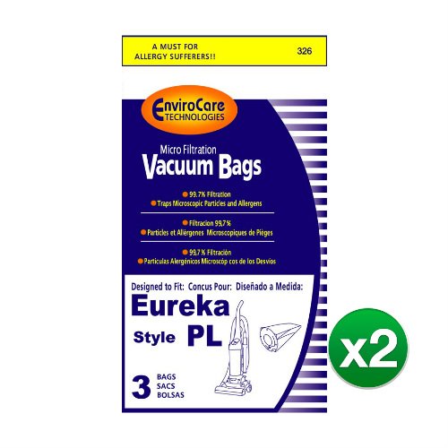 EnviroCare Replacement Vacuum Bag for 62389 / 62389A / Style PL (2 Pack)