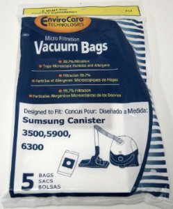 5500/7700 Samsung Vacuum Replacement Bag (5 Pack)