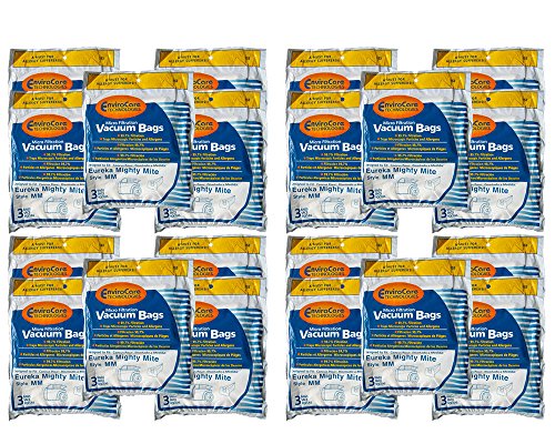 60 Eureka Allergy Mighty Mite Vacuum Style MM Bags, Canister Limited, Sanitaire Vacuum Cleaners, 3670, 3680, 3690, 602695, 60295B, 60295-12, 60296, 60296-12(filteraire), 60297-10, S3681B, SC3683A, SC3686A