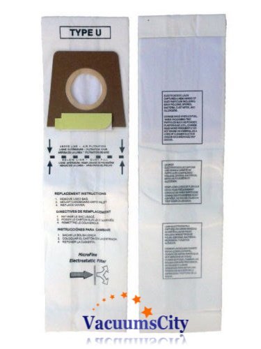 Dirt Devil Upright Vacuum Micro Filtration Type U Bags 9 Pk Generic Part # 157-9